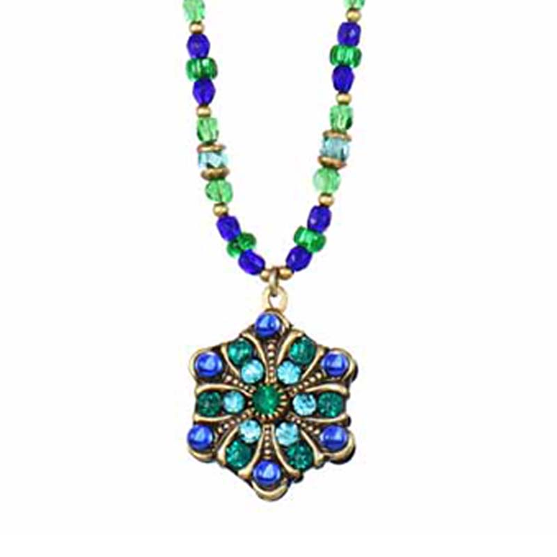 Peacock Star Necklace