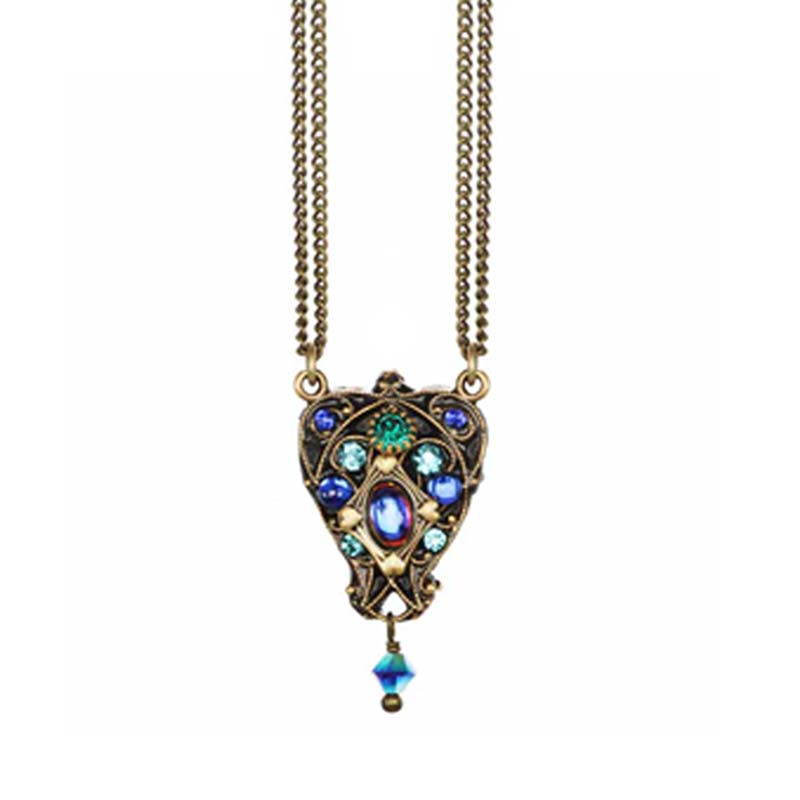 Peacock Shield Necklace