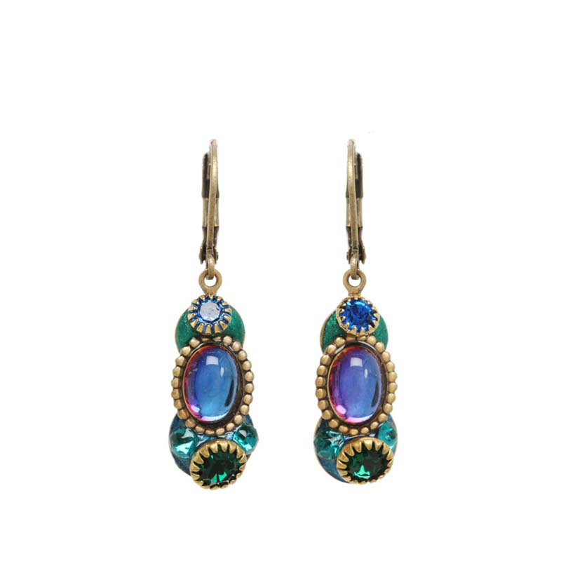Emerald Small Drop Earrings