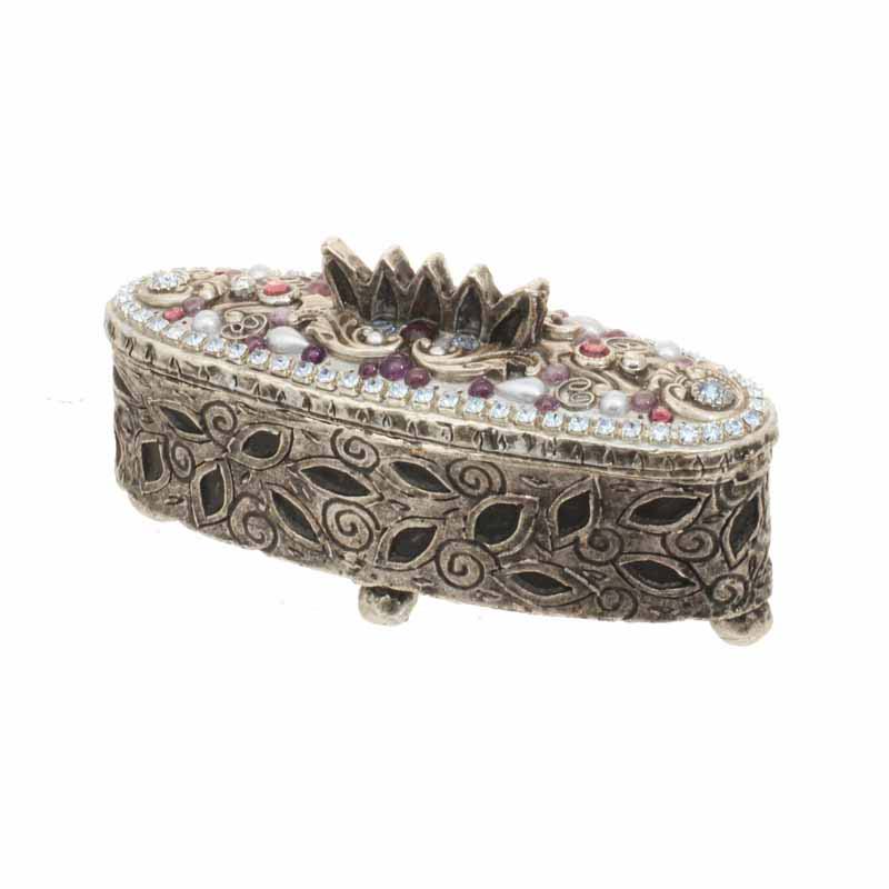 Elongate Oval Jewelry Box