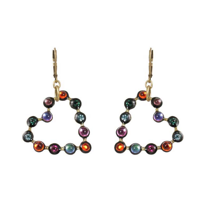 Prismatic Heart Earrings