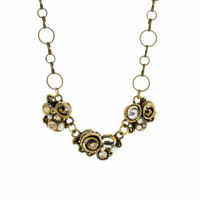 Champagne Abstract Necklace