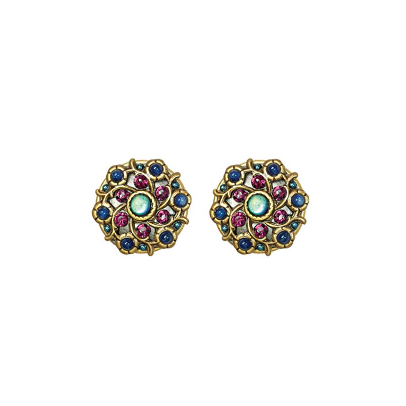 Florence Flower Clip Earrings