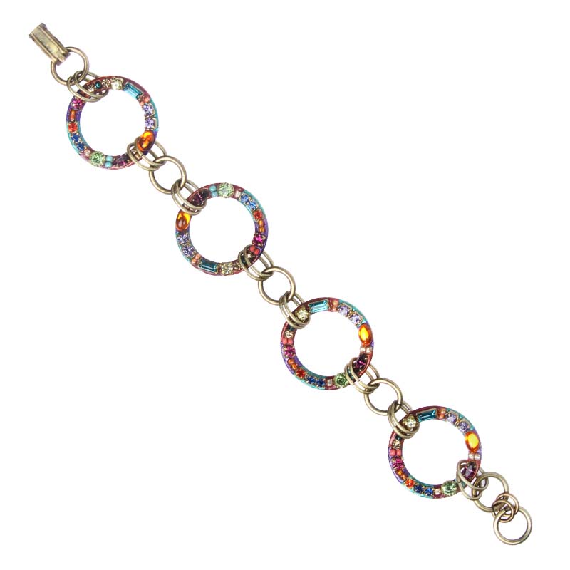 Multi-Bright Circles Bracelet
