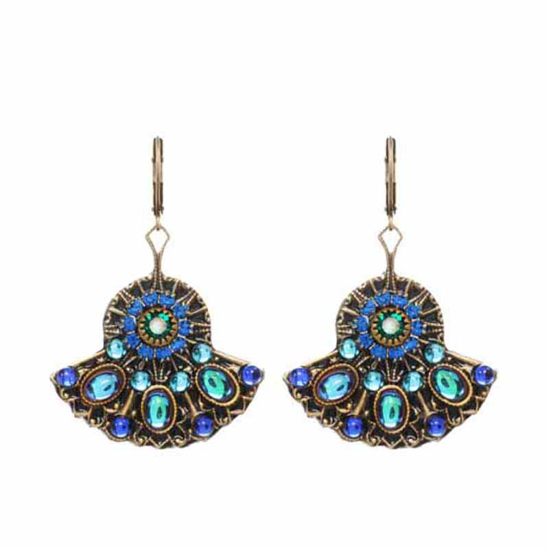 Peacock Fan Earrings