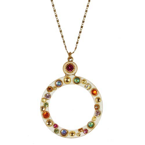 Aurora Open Circle Necklace