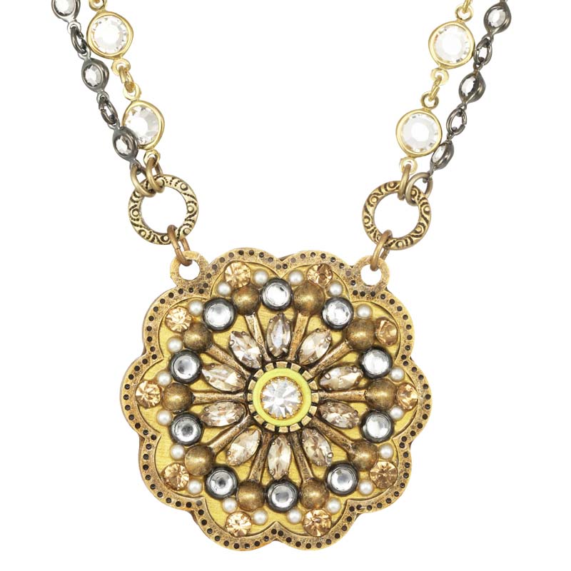 Bright Large Flower Necklace