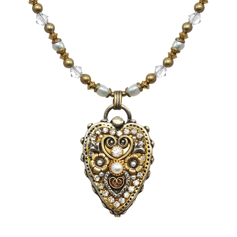 Classic Crystal Heart Necklace