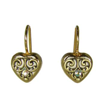 Riverstone Heart Swirl Earrings