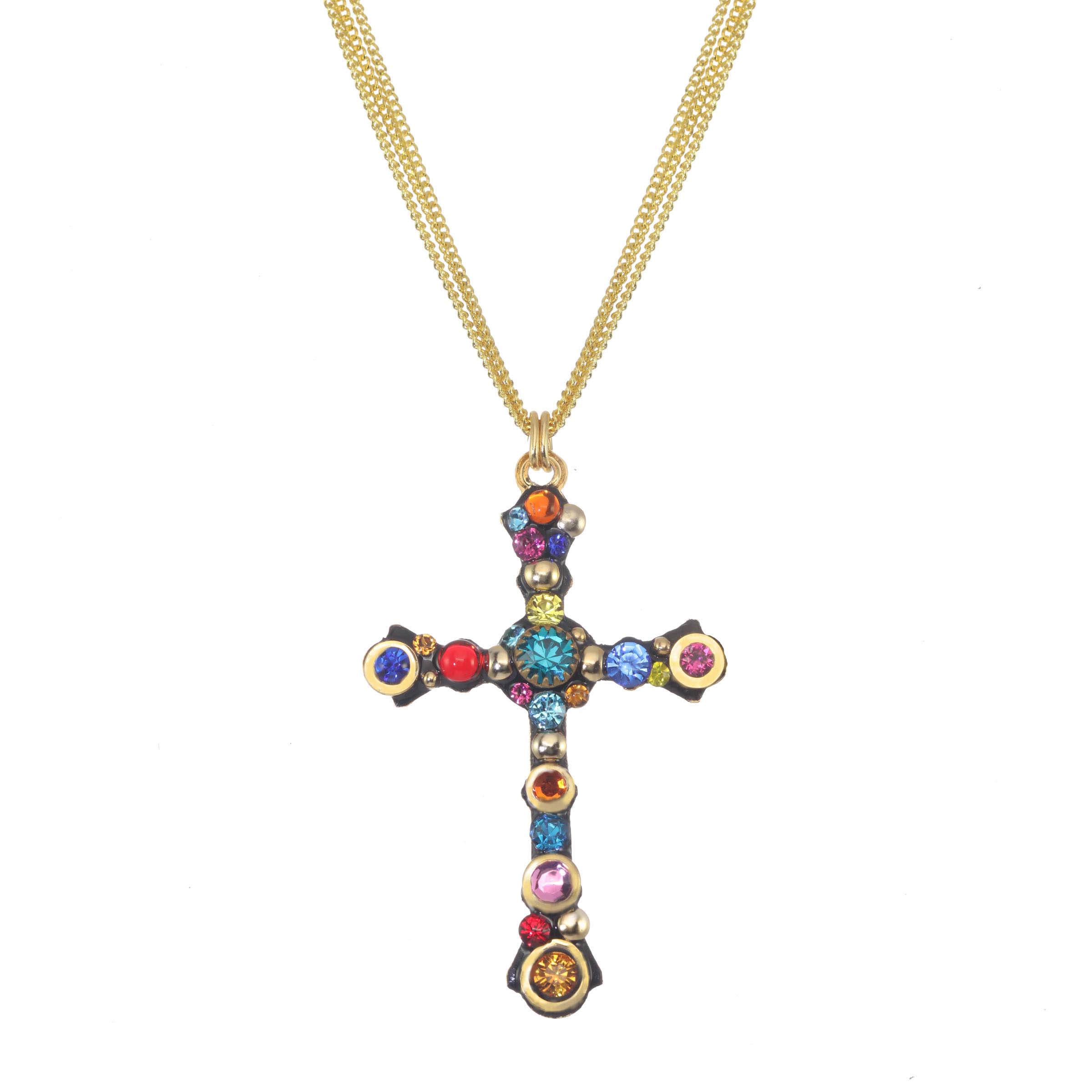 Cosmic Cross Necklace