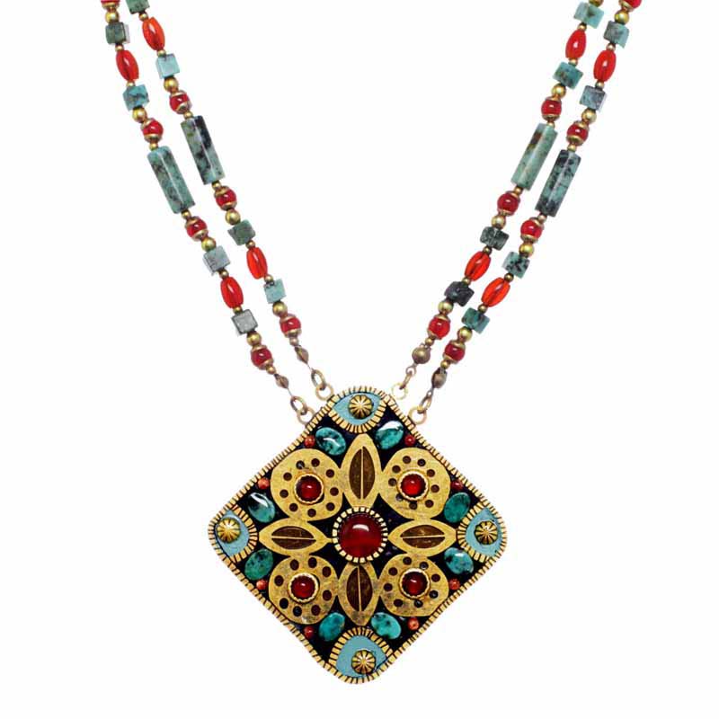 Earth Flower Statement Necklace