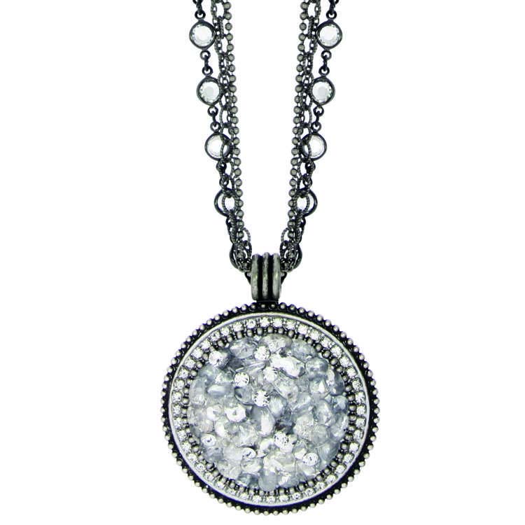 Icy Dreams Large Circle Necklace