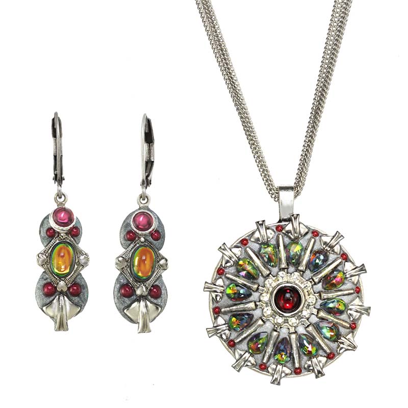 Garland Necklace and Earrings Set
