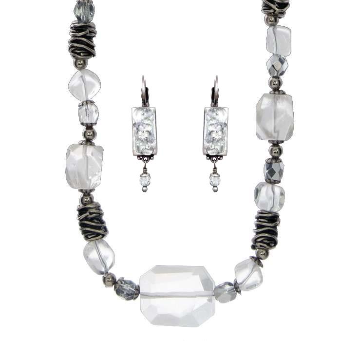 Icy Dreams Necklace and Earrings Set