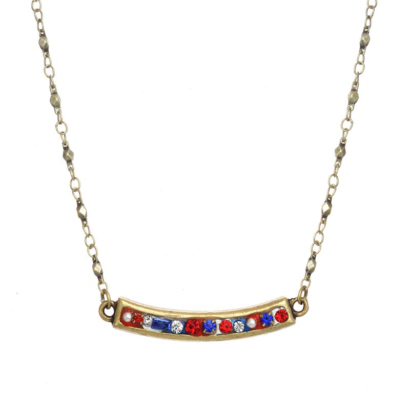 4th of July Bar Necklace