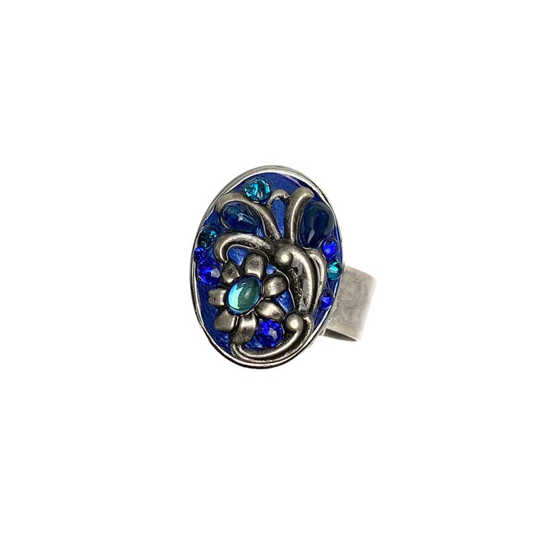 Cerulean Oval Ring