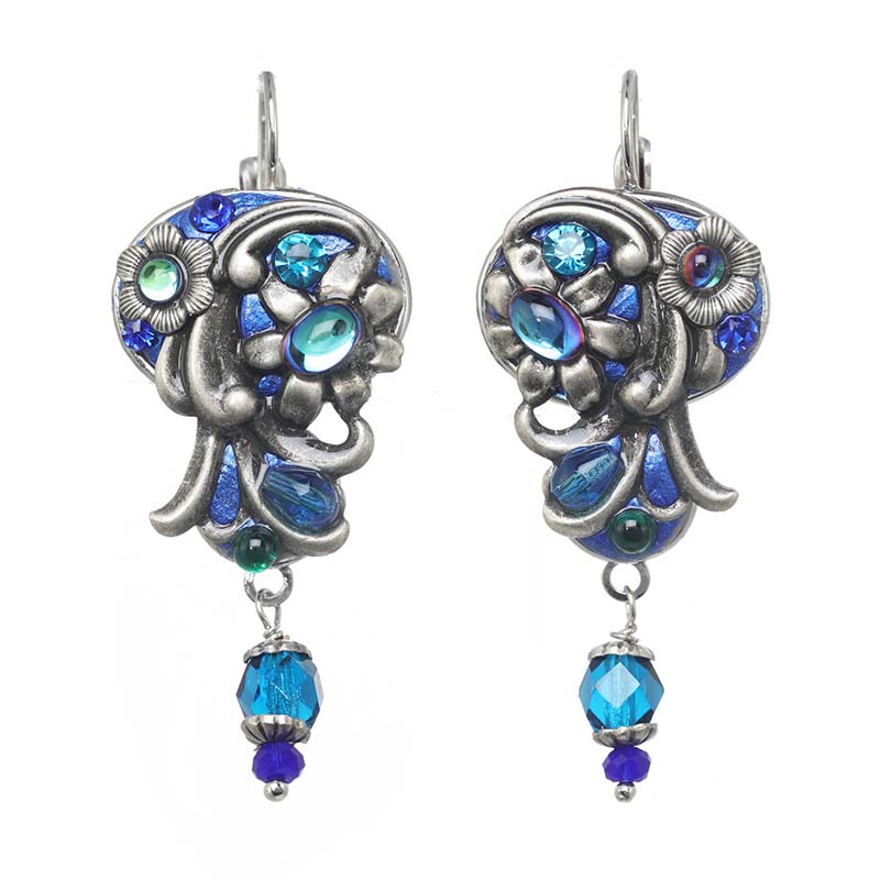 Cerulean Ornate Earrings