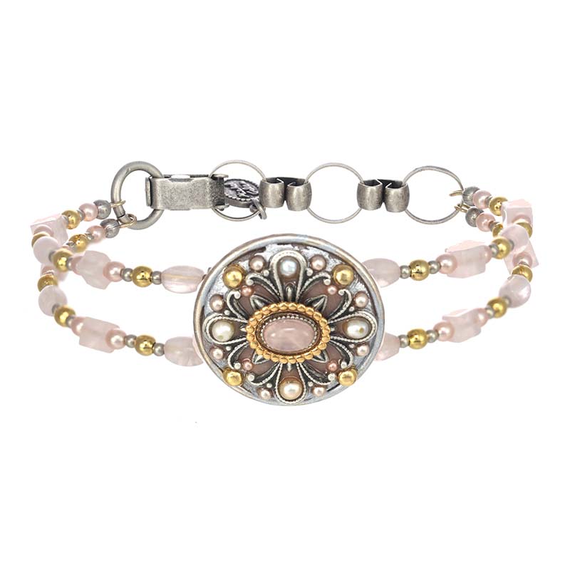 Rose Quartz Oval Bracelet