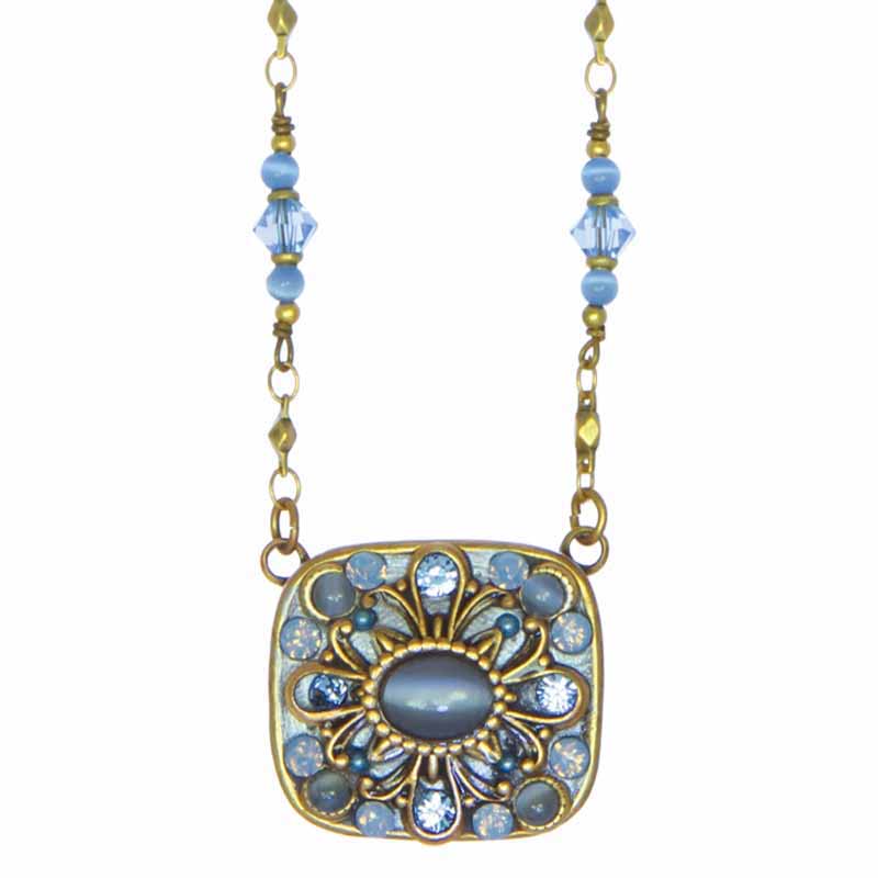 Bluebell Square Necklace