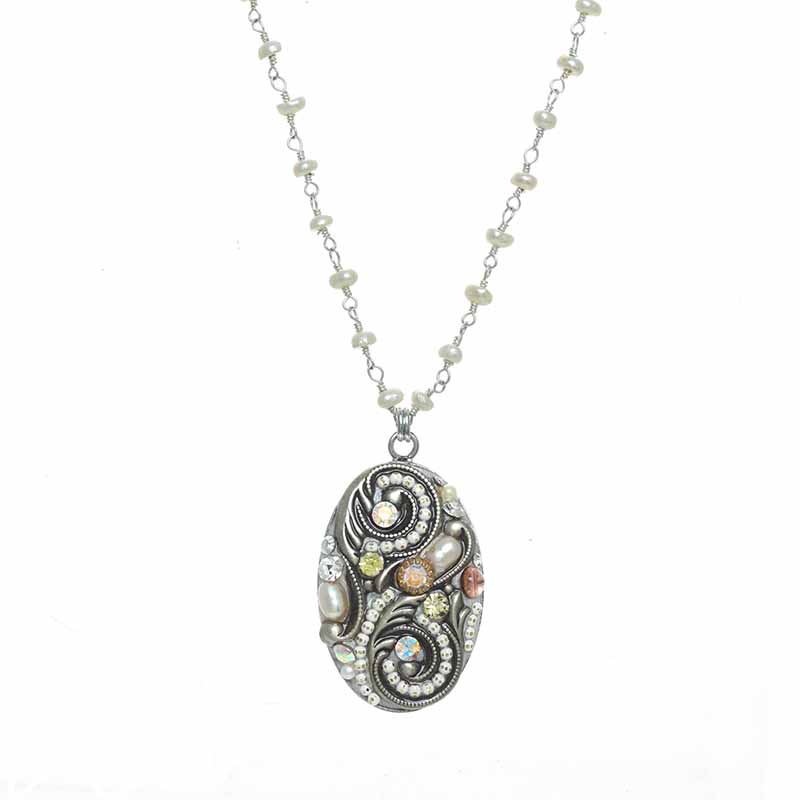 Silverlining Oval Necklace II