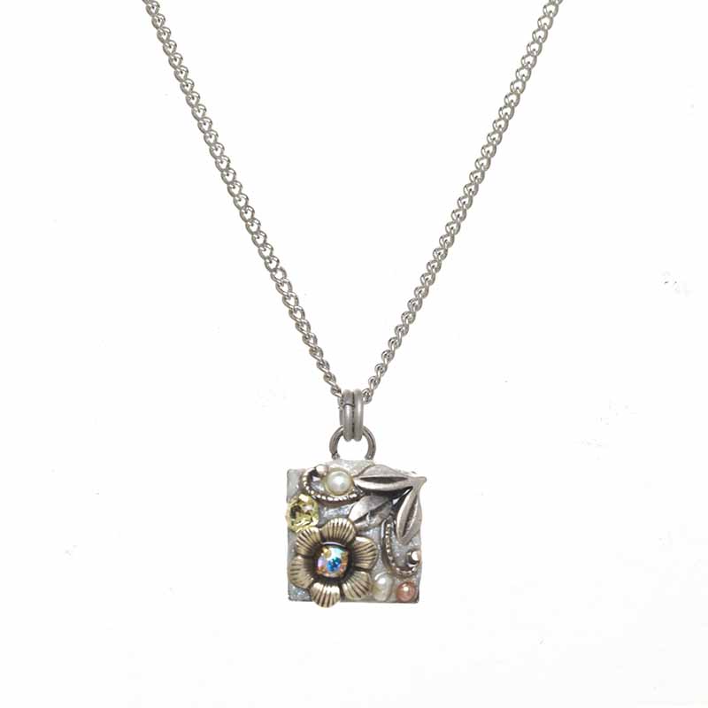Silverlining Square Necklace I