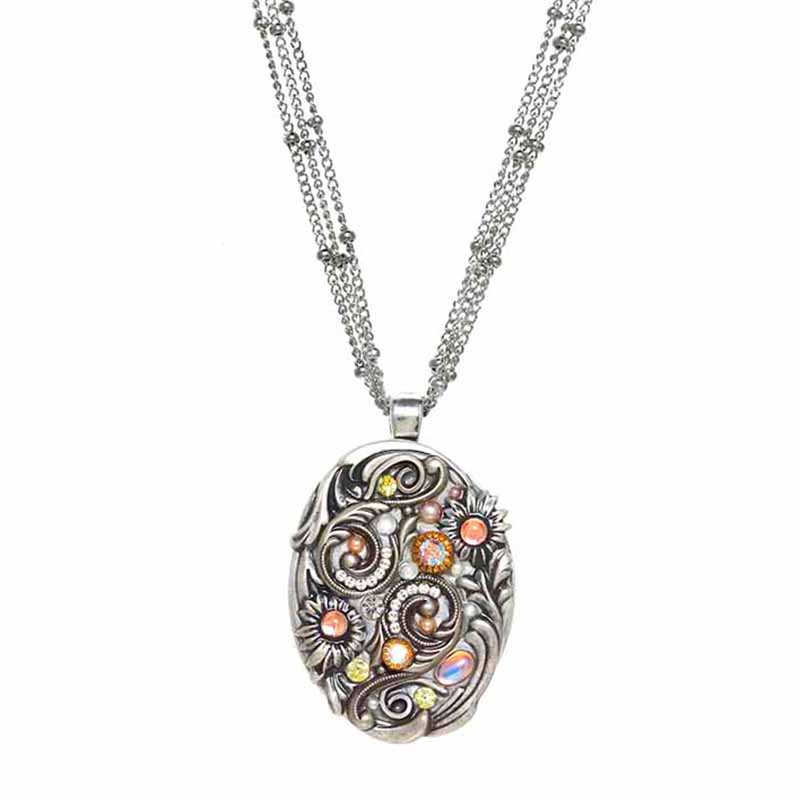 Silverlining Oval Necklace I