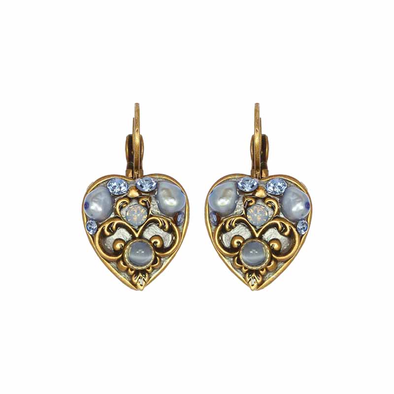 Bluebell Heart Earrings