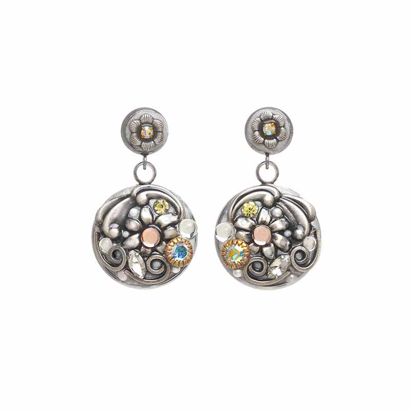 Silverlining Double Circle Earrings