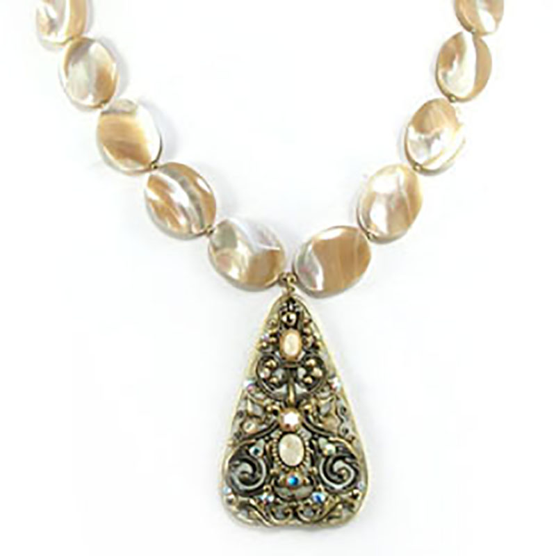 Riverstone Triangle Necklace