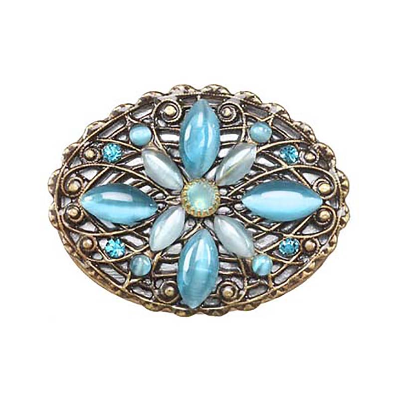 Atlantis Oval Brooch