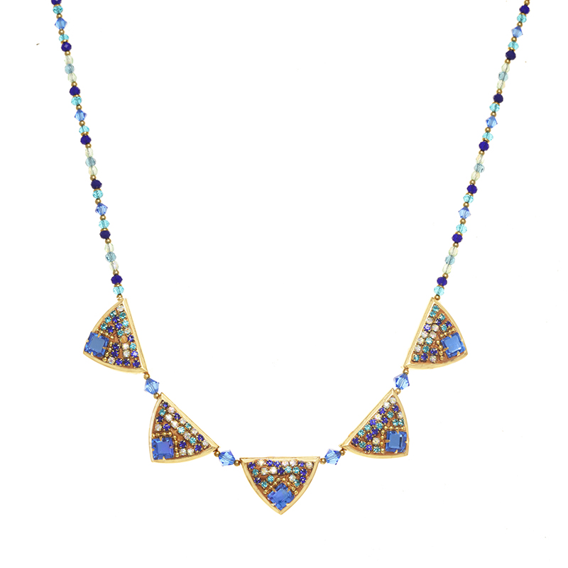 Bella Multi Triangle Necklace
