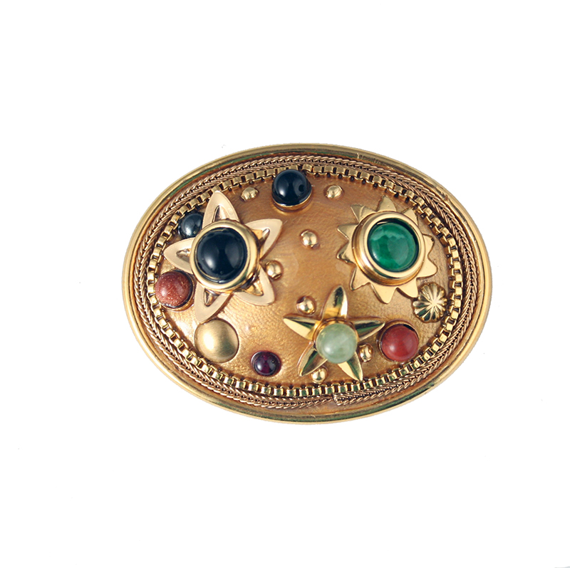 Small Copper Judaica Pin/Pendant