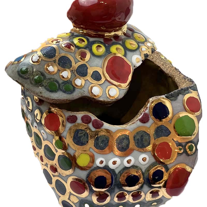 Ceramic Polka Dot Box