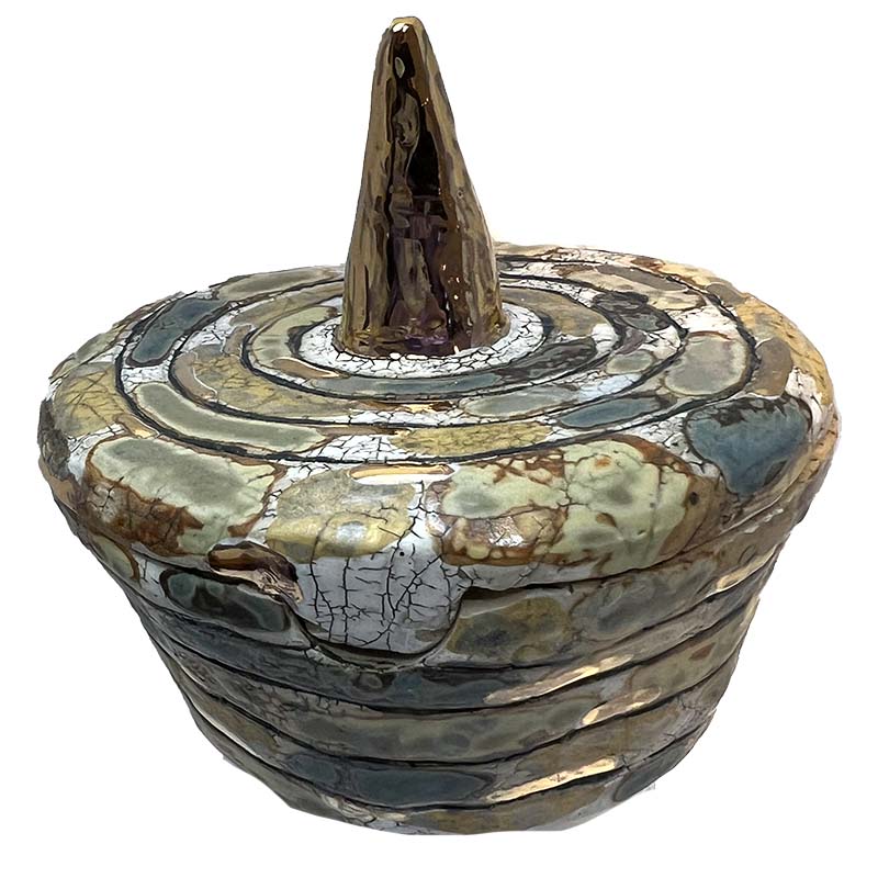 Green Unicorn Round Ceramic Box