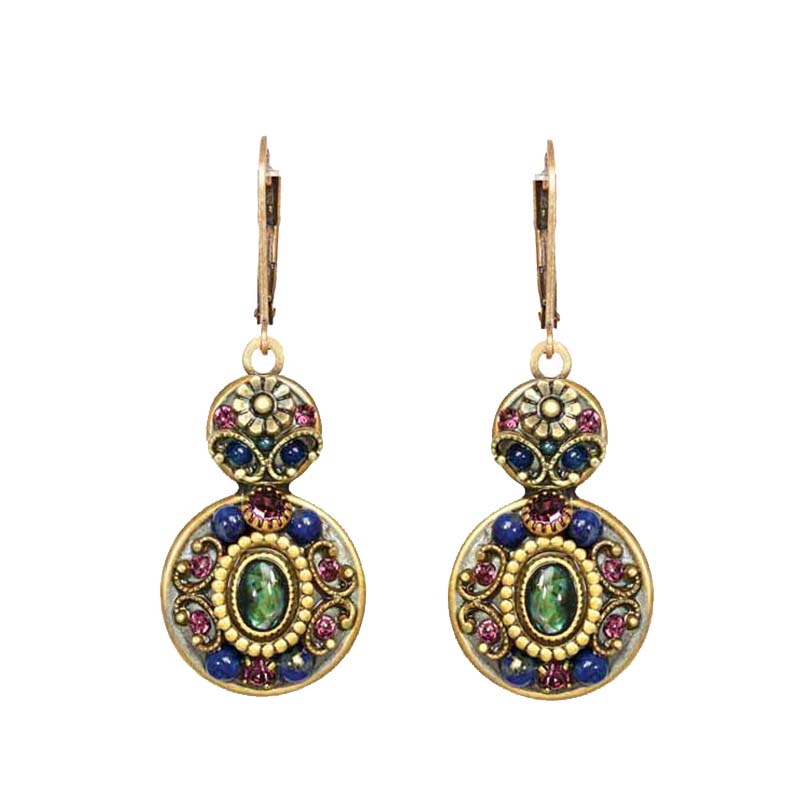 Florence Double Circle Earrings