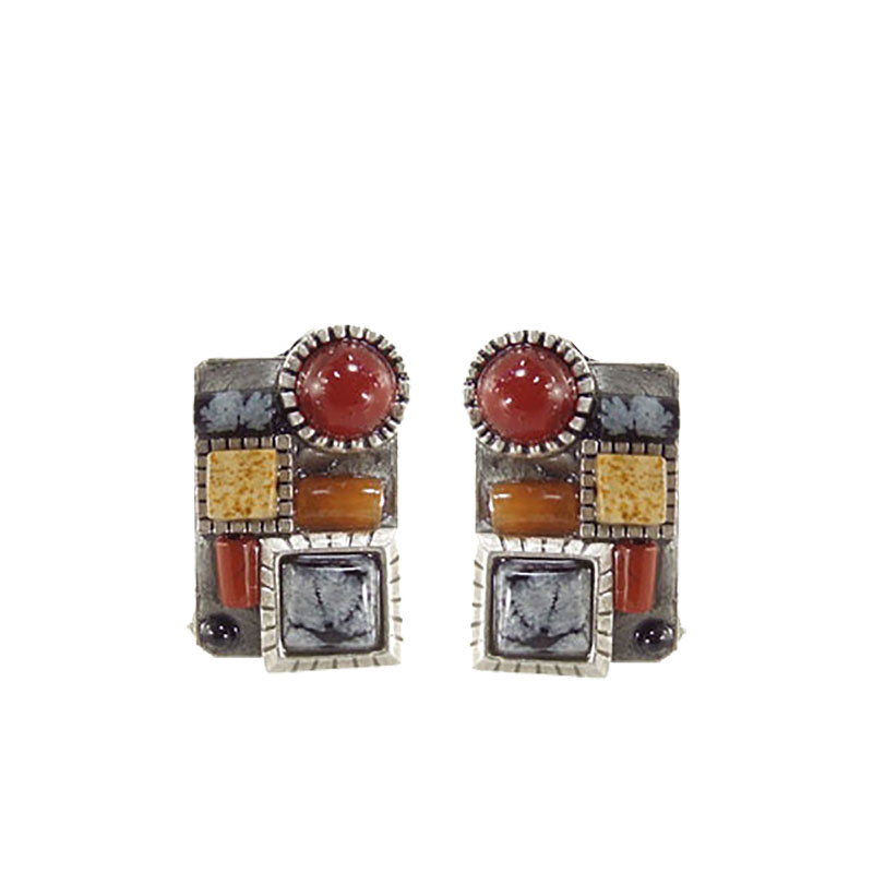 Safari Rectangle Earrings