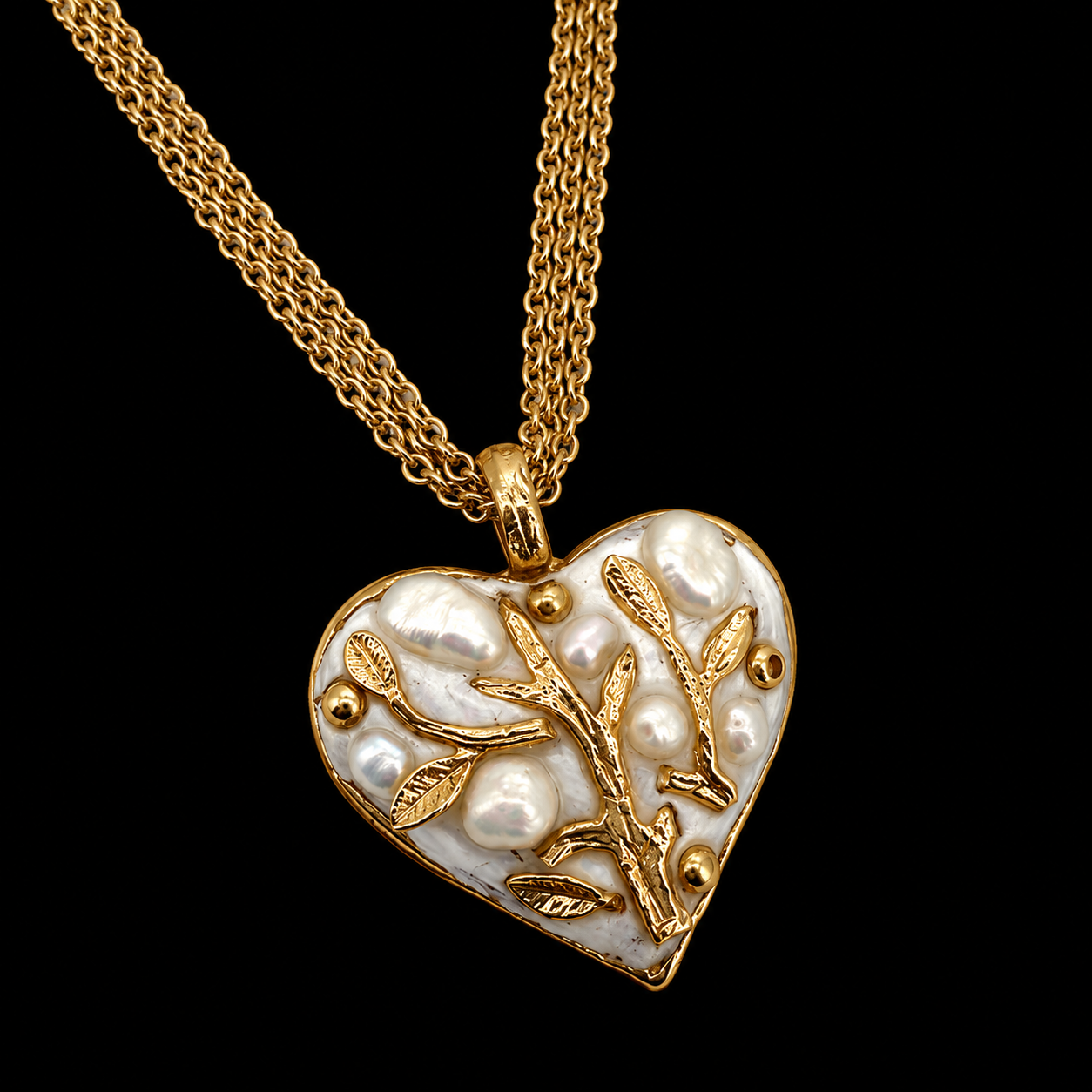 Luster & Light Medium Heart Necklace