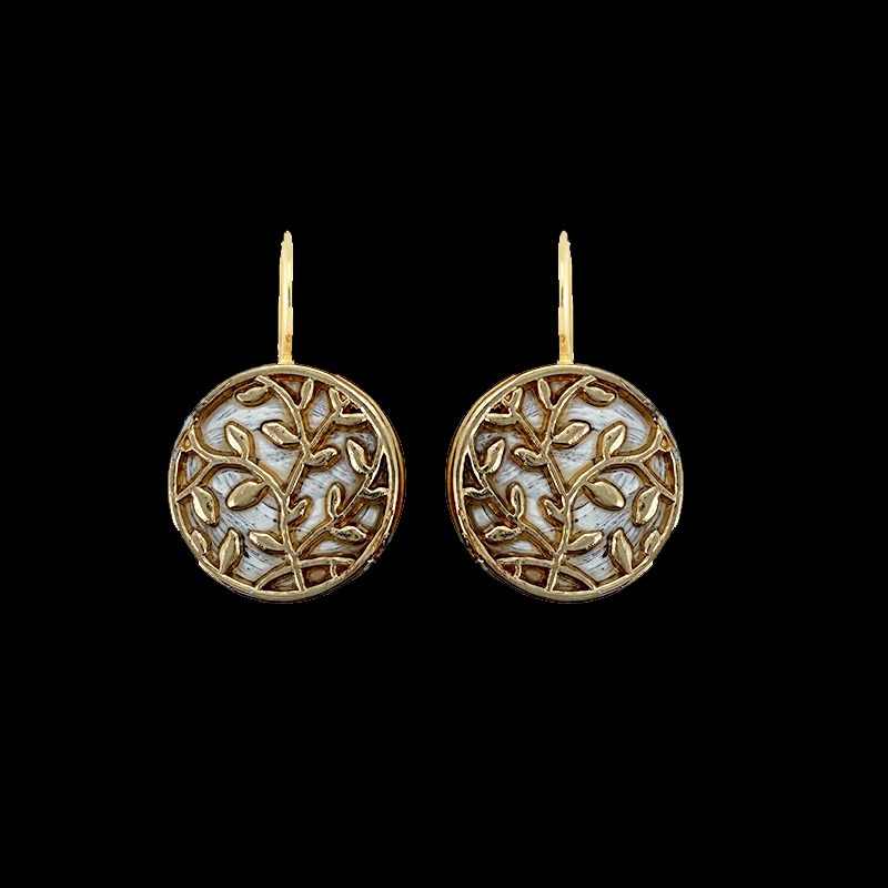 Luster & Light Tree Circle Earrings