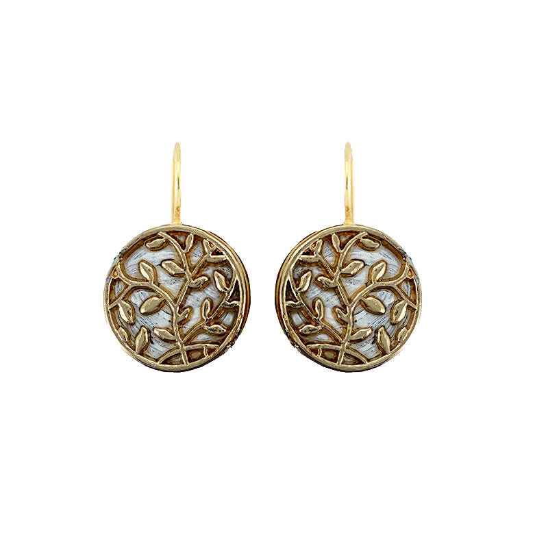 Luster & Light Tree Circle Earrings