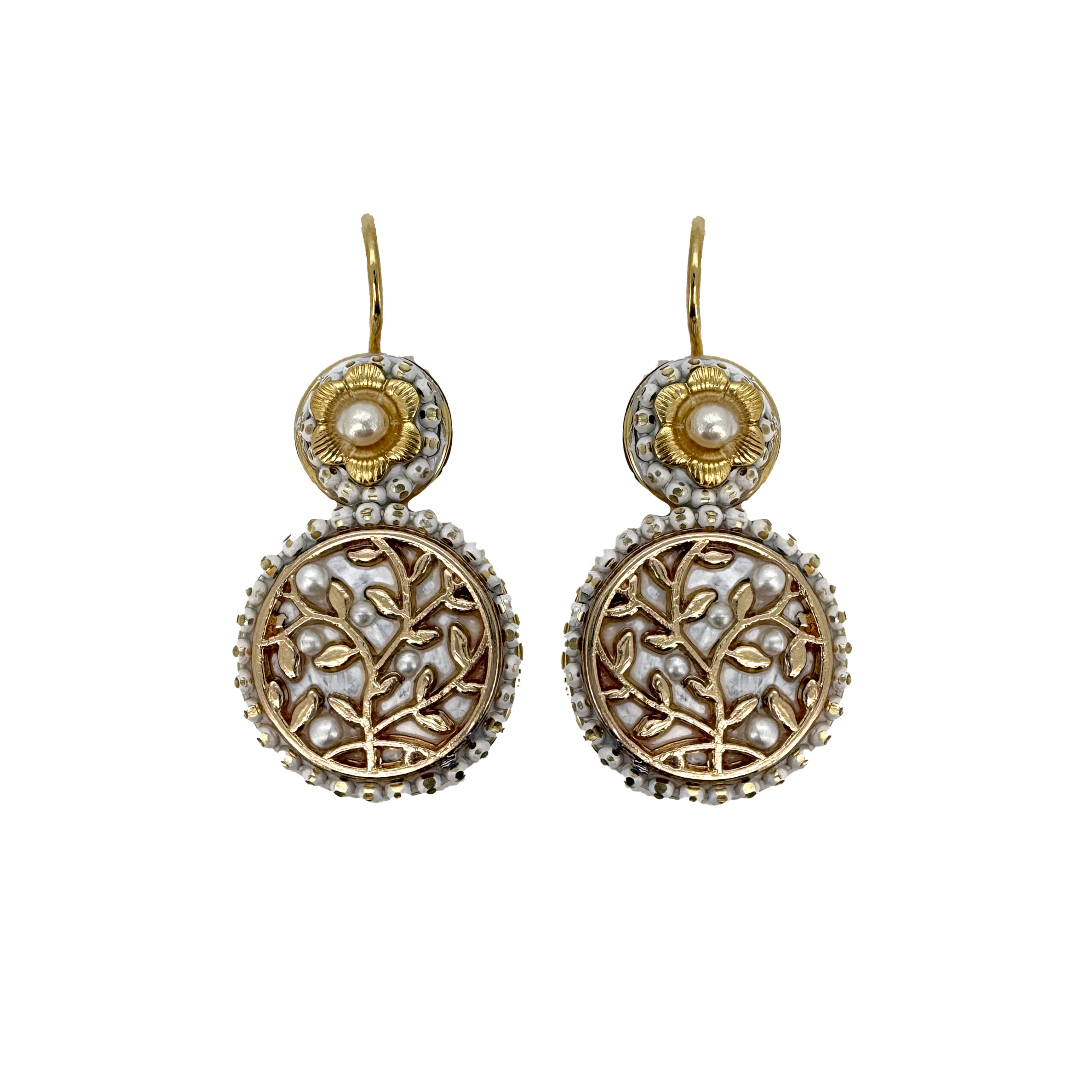 Luster & Light Double Circle Earrings