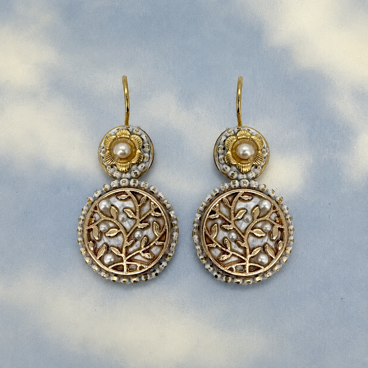 Luster & Light Double Circle Earrings