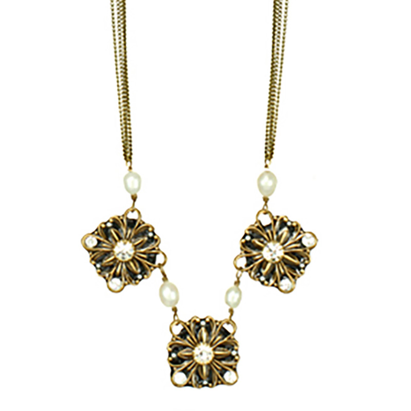 Art Deco Charm Necklace