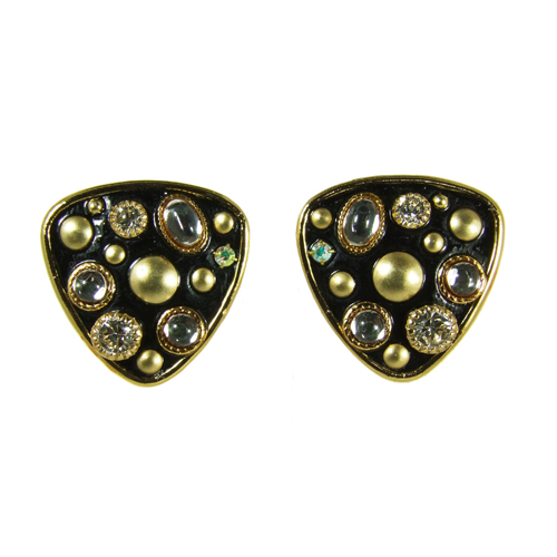 Starry Triangle Earrings