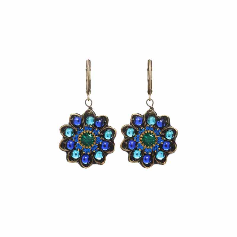 Peacock Bloom Earrings