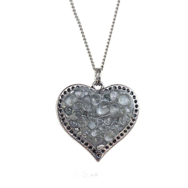 Icy Heart Necklace