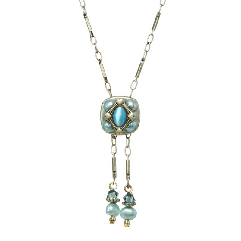 Pacific Opal Dangling Necklace