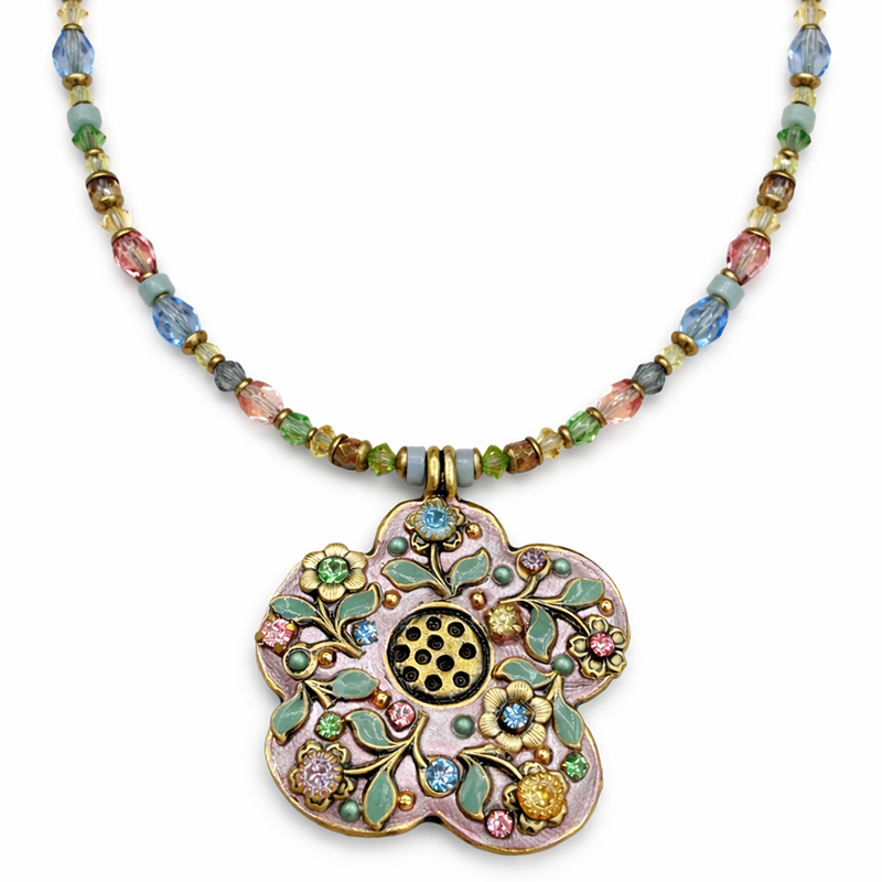 Rose Garden Abstract Necklace