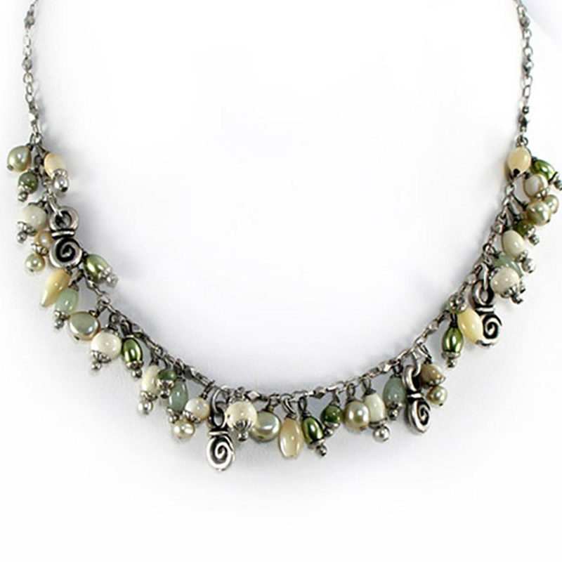 Moss Garden Charm Necklace