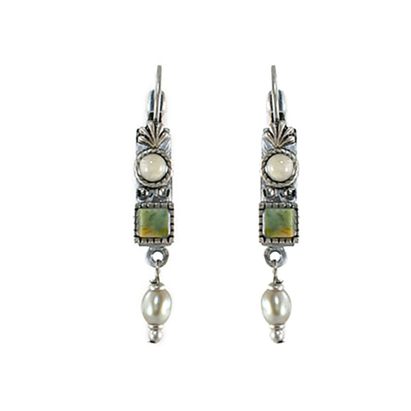 Moss Garden Bar Earrings