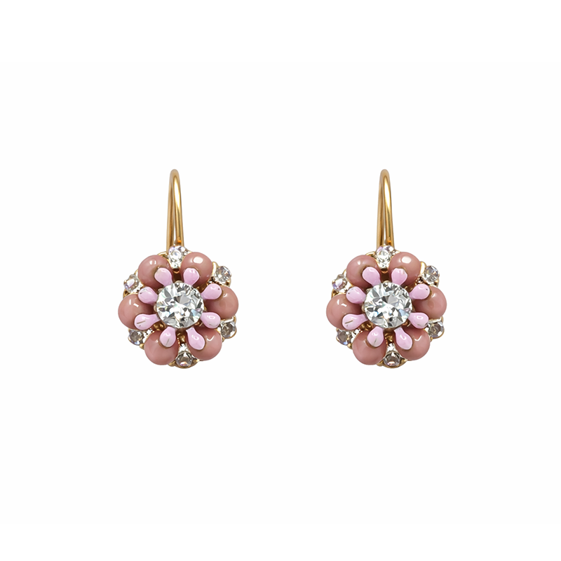 Bubblegum Flower Earrings